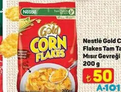 NESTLE GOLD CORN FLAKES MISIR GEVREĞİ 200 G fiyat ve kampanya bilgisi